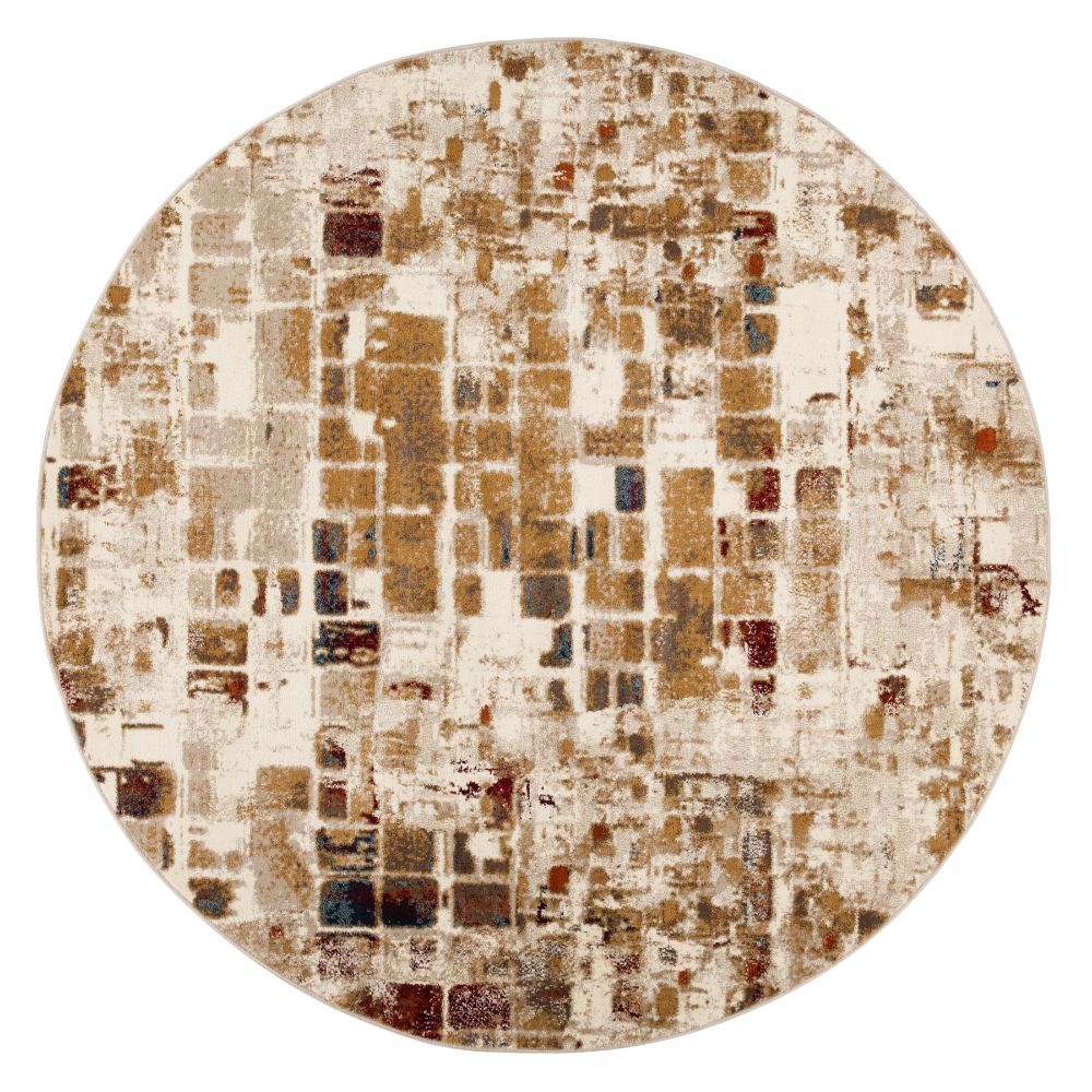 KAS HER9370 Heritage 7 Ft. 7 In. Round Rug in Natural